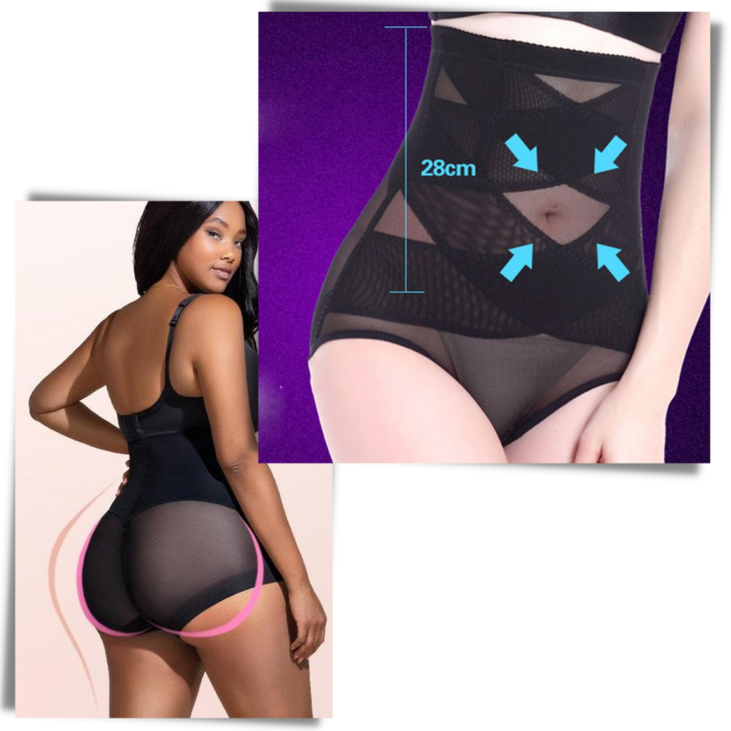 Cross Compression Slimming Abs Shapewear