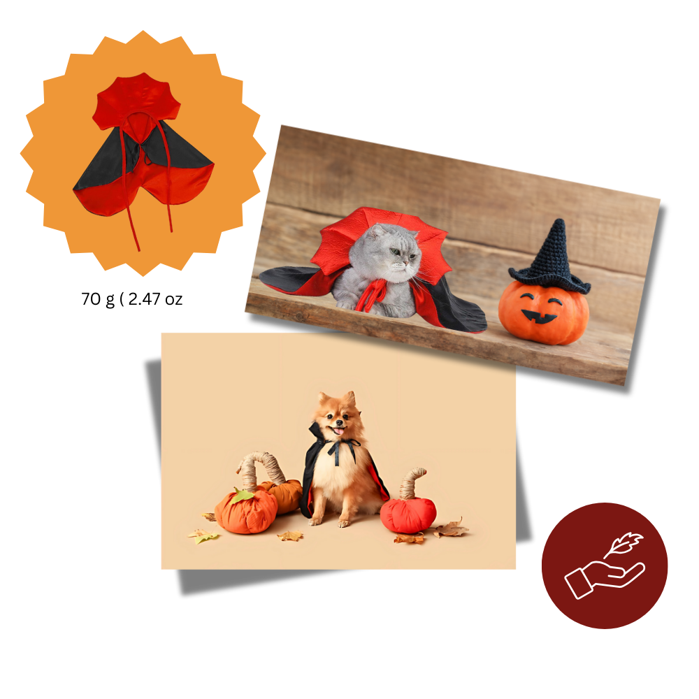 Cute Dracula Halloween Pet Costume - Ozerty